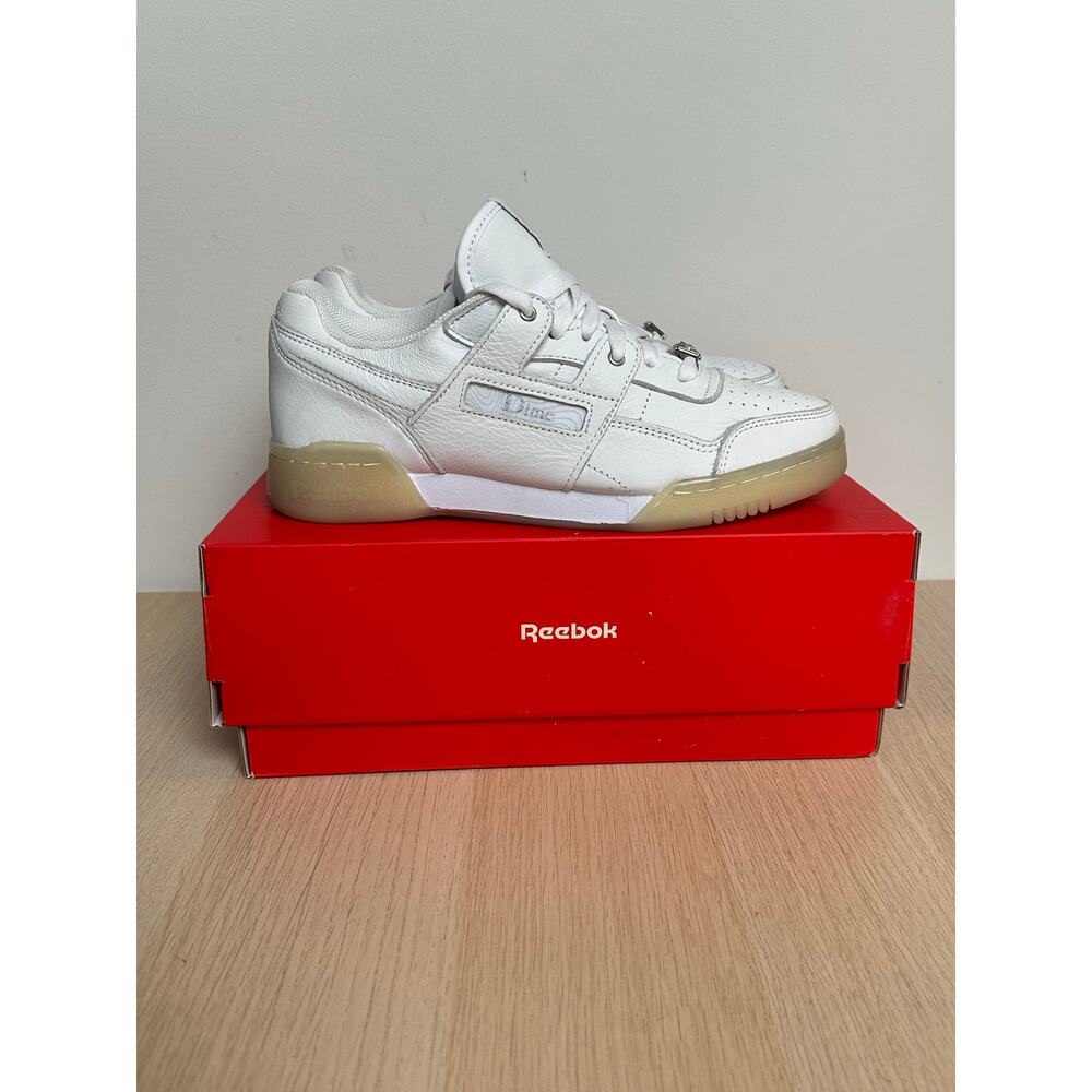 Dime x Reebok Workout Plus White Sneaker Size 7.5M - MINT
